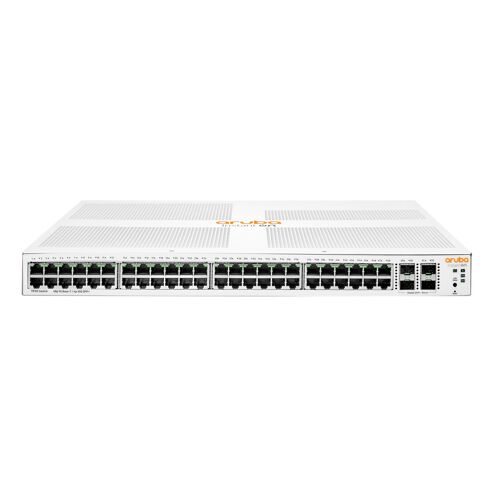 HPE Networking Instant On 1930 48G Class4 PoE 4SFP/SFP+ 370W Switch - Commutateur - C3 - Géré - 48 x 10/100/1000 (PoE) + 4 x 1 Gigabit / 10 Gigabit SFP+ - Montable sur rack - PoE (370 W)