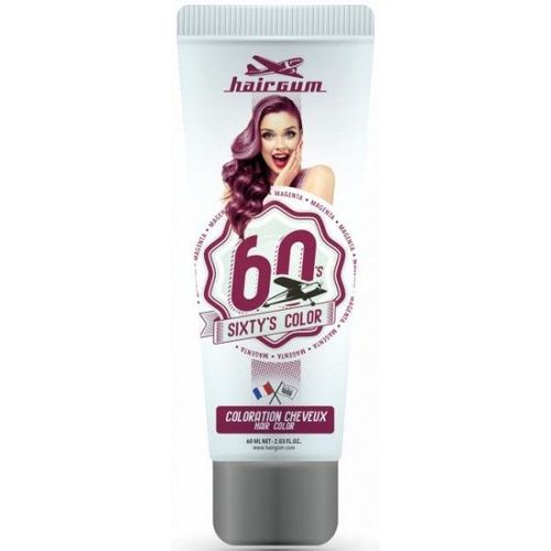 Crème Colorante Sixty's Color - Magenta Hairgum 60ml 