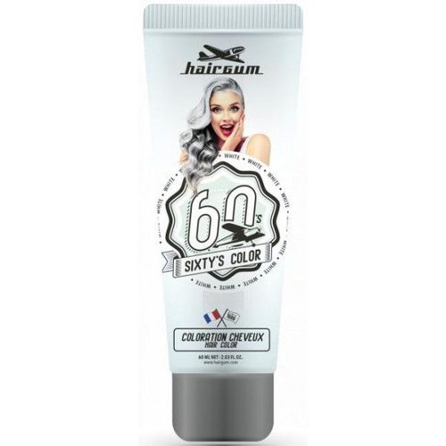 Crème Colorante Sixty's Color - Blanc Hairgum 60ml 