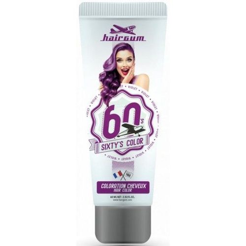 Crème Colorante Sixty's Color - Violet Hairgum 60ml 