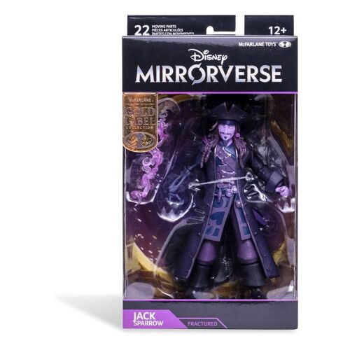Disney Mirrorverse -Jack Sparrow "Fractured" -Figurine Gold Label 18c
