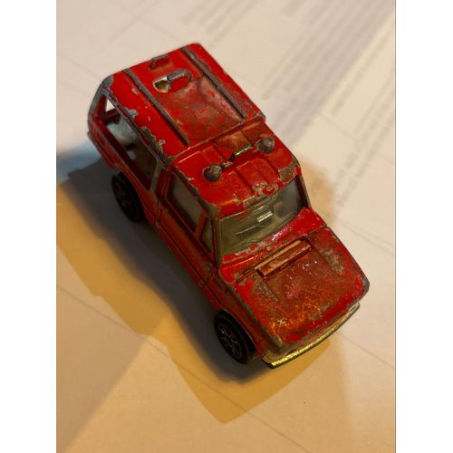 Majorette range Rover pompiers 