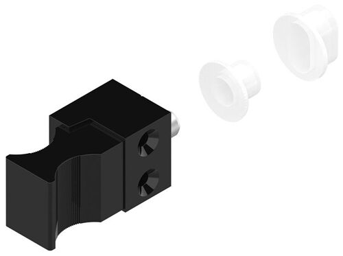 Verrou de condamnation pour coulissant 9,5 mm noir - LA CROISEE DS - DS6218-013