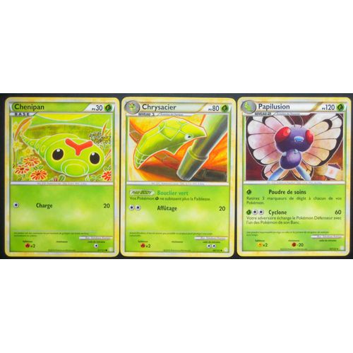 H.G.S.S. Chenipan (57) + Chrysacier (46) + Papilusion (16/123)