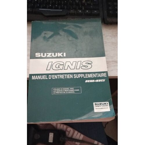Suzuki Ignis Manuel D'entretien Supplémentaires Rm 415
