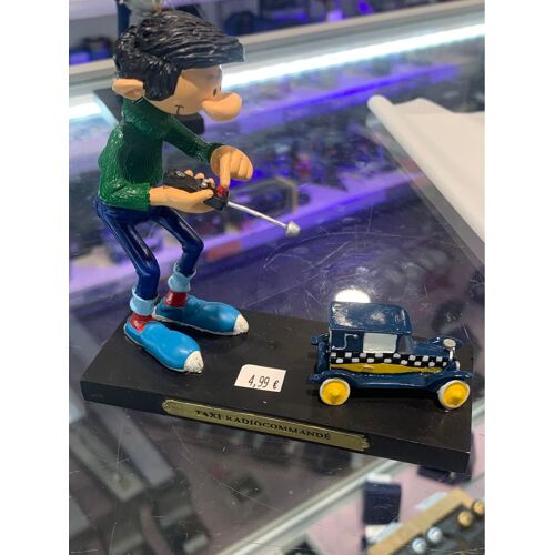 Figurine Gaston Lagaffe Taxi Radio Commande 