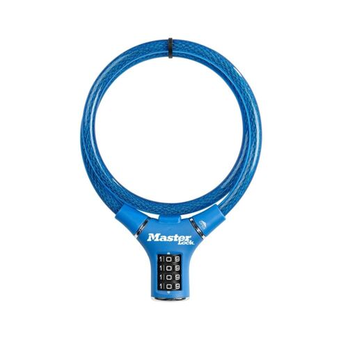 Câble Cadenas à Combinaison MASTER LOCK Acier 4 Chiffres 0.9Mx12mm