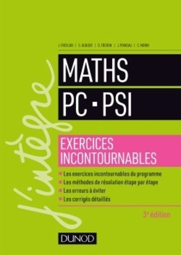 Maths Pc-Psi - Exercices Incontournables