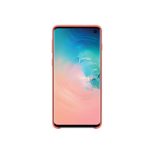 Samsung Silicone Cover EF-PG973 - Coque de protection pour téléphone portable - silicone - rose baie - pour Galaxy S10, S10 (Unlocked), S10 Enterprise Edition