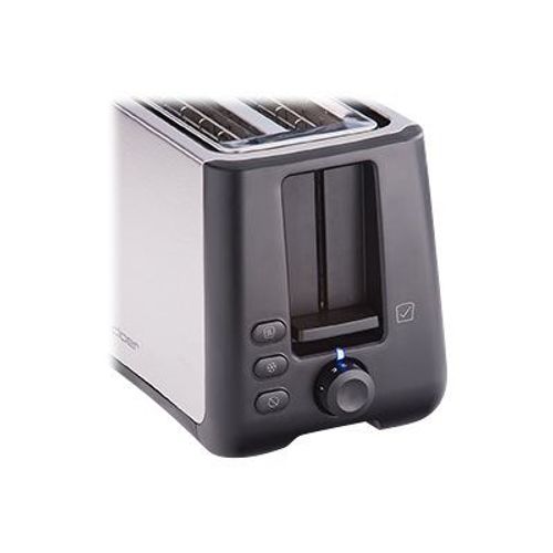 Cloer 3579 King Size - Grille-pain - 4 tranche - 2 Emplacements - noir/inox mat