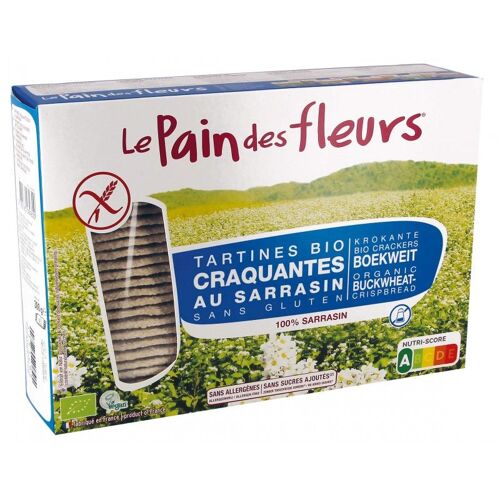 Pain Des Fleurs Sarrasin Sans Sel 300g