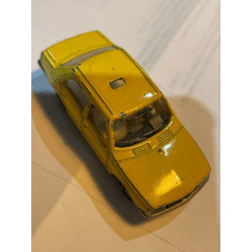 Majorette Renault 18 jaune 