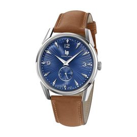 Lip Himalaya 40 Montre Homme Acier Cuir Marron 671543