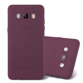 Coque pour Samsung Galaxy J5 2016 en FROST LILAS BORDEAUX Housse de protection Étui en silicone TPU flexible