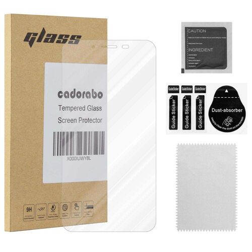 Cadorabo Film De Protection Compatible Avec Asus Zenfone 3 Max (5,5 Zoll) En Haute Transparent - Verre De Protection D'écran Durci (Tempered) D'une Dureté De 9h Avec Compatibilité 3d Touch