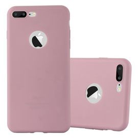 Cadorabo Housse Compatible Avec Apple Iphone 7 Plus / 7s Plus / 8 Plus En Candy Rose Vif - Étui De Protection En Silicone Tpu Flexible