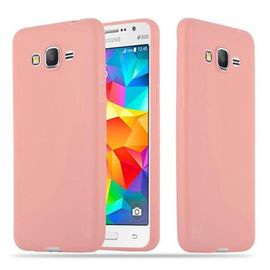 Coque pour Samsung Galaxy GRAND PRIME en CANDY ROSE VIF Housse de protection Étui en silicone TPU flexible