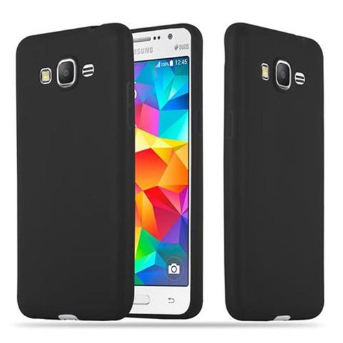 Cadorabo Housse Compatible Avec Samsung Galaxy Grand Prime En Candy Noir - Étui De Protection En Silicone Tpu Flexible