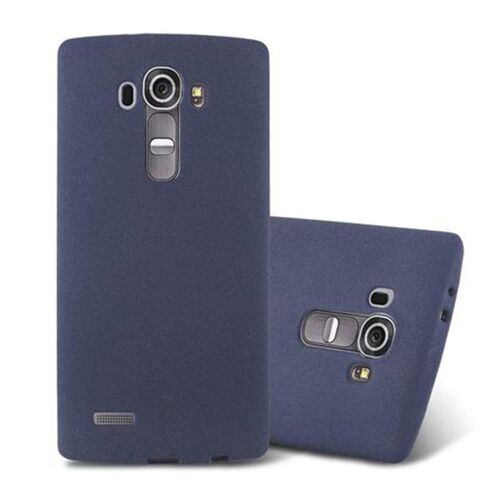 Cadorabo Housse compatible avec LG G4 / G4 PLUS en FROST BLEU FONCÉ - Étui de protection en silicone TPU flexible