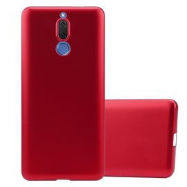 Coque Pour Huawei Mate 10 Lite En Metallic Rouge Housse De Protection Étui En Silicone Tpu Flexible