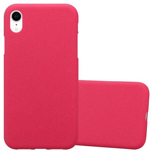 Cadorabo Housse Compatible Avec Apple Iphone Xr En Frost Rouge - Étui De Protection En Silicone Tpu Flexible