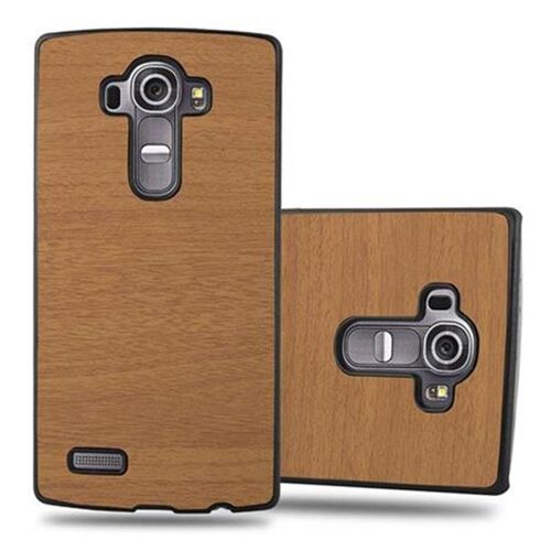 Coque pour LG G4 / G4 PLUS Hard Case Étui Rigide Protection Bois Cover
