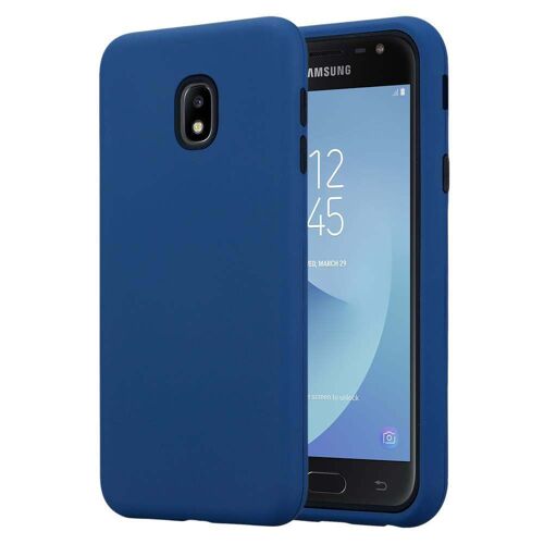 Cadorabo Housse Compatible Avec Samsung Galaxy J5 2017 En Bleu Foncé - Étui De Protection Hybride Avec Intérieur En Silicone Tpu Et Extérieur En Plastique En 2 Parties