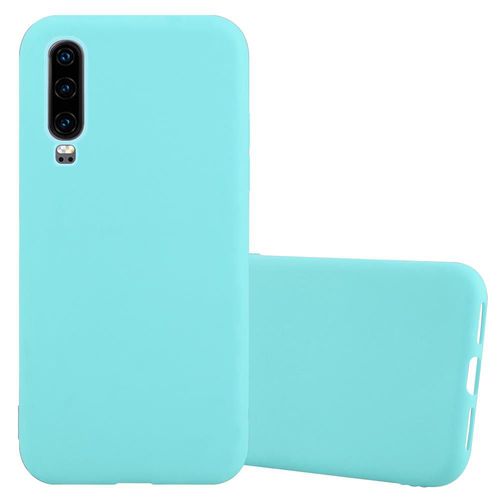 Cadorabo Housse Compatible Avec Huawei P30 En Candy Bleu - Étui De Protection En Silicone Tpu Flexible