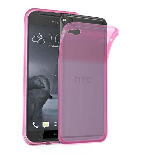 Cadorabo Housse compatible avec HTC ONE X9 en ROSE TRANSPARENT - Étui de protection en silicone TPU flexible