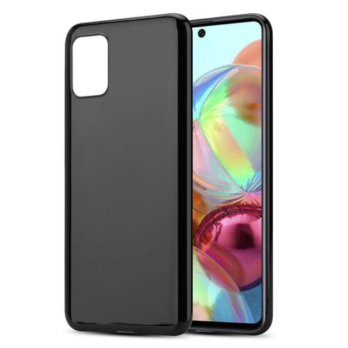 Coque pour Samsung Galaxy A71 4G en Noir Housse de protection Étui en silicone TPU flexible