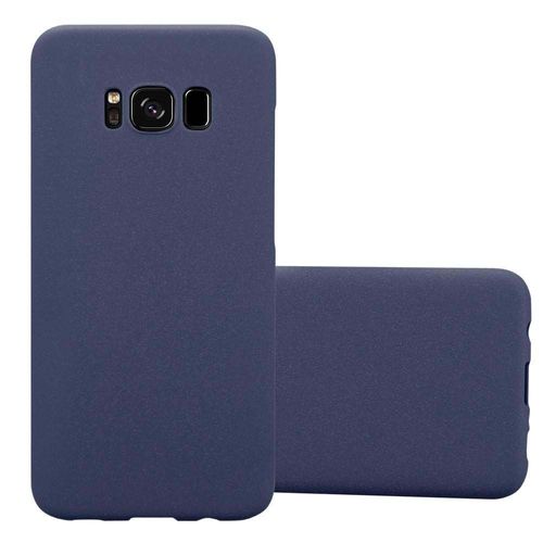 Cadorabo Housse Compatible Avec Samsung Galaxy S8 Plus En Frosty Bleu - Hard Case Étui De Protection À L'aspect Givré Contre Les Rayures Et Les Chocs