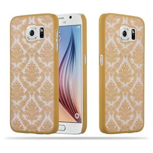 Coque Pour Samsung Galaxy S6 Hard Case Étui Rigide Protection Fleur Housse