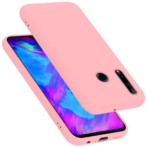 Cadorabo Housse compatible avec Honor 10i / 20i / 20 LITE / Huawei Enjoy 9S en LIQUID PINK - Étui de protection en silicone TPU flexible