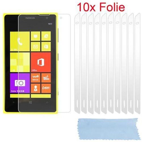 Cadorabo Films De Protection D'écran Compatibles Avec Nokia Lumia 1020 Dans Haut Clair - 10 Films De Protection Hautement Transparents Contre La Poussière, La Saleté Et Les Rayures
