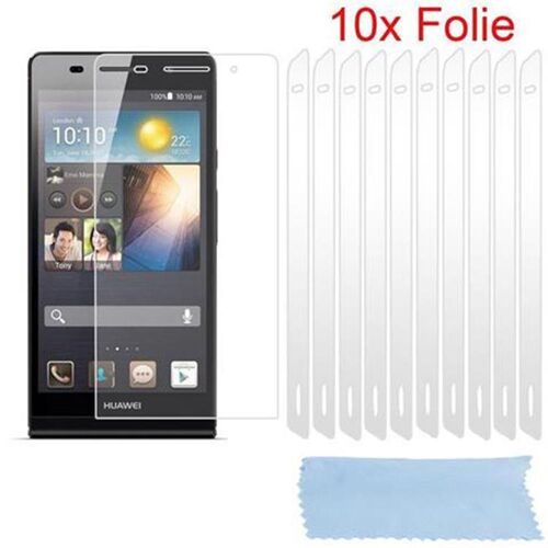 Cadorabo Films De Protection D'écran Compatibles Avec Huawei Ascend P6 Dans Haut Clair - 10 Films De Protection Hautement Transparents Contre La Poussière, La Saleté Et Les Rayures