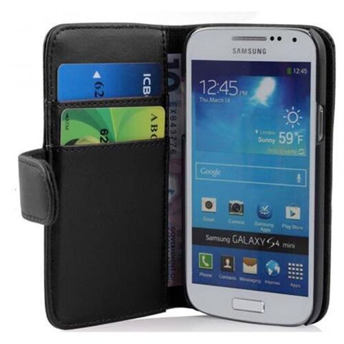 Coque Pour Samsung Galaxy S4 Mini Housse Cover Etui Protection Similicuir Case