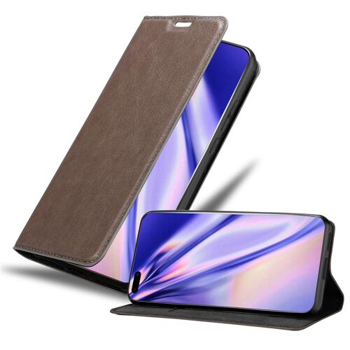 Coque Pour Huawei P40 Pro / P40 Pro+ En Marron Café Housse De Protection Étui Avec Fermeture Magnétique, Fonction De Support Et Compartiment Pour Carte