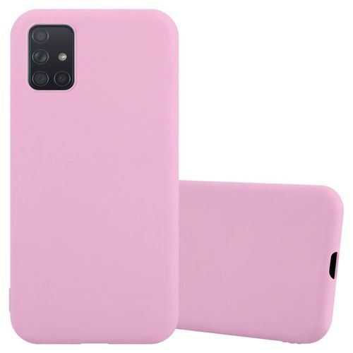 Cadorabo Housse Compatible Avec Samsung Galaxy A51 4g / M40s En Candy Rose Vif - Étui De Protection En Silicone Tpu Flexible