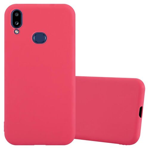 Coque pour Samsung Galaxy A10s / M01s en CANDY ROUGE Housse de protection Étui en silicone TPU flexible