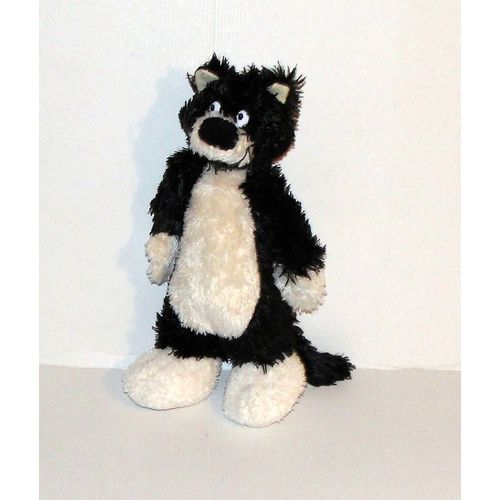 Doudou Chat Noir Et Blanc Peluche Chat Small Foot Achimer 29 Cm