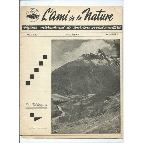 L'ami De La Nature De Mai 1957, Le Talaitspitze N° 5