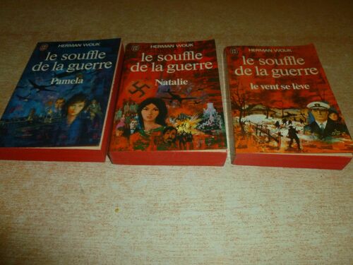 Le Souffle De La Guerre , 3 Tomes : Pamela + Natalie + Le Vent Se Leve - Herman Wouk