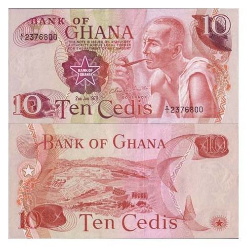 Billet Ghana 10 Cedis