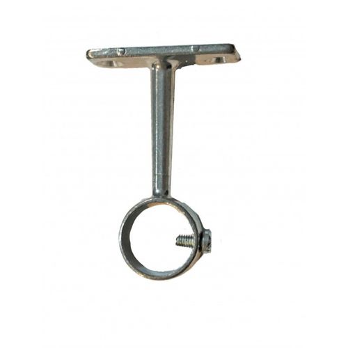 1 Support Oeil Alu Pour Penderie Ø20 L 80 Mm - Nickel