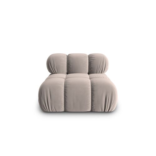 Chauffeuse En Tissu Velours Beige