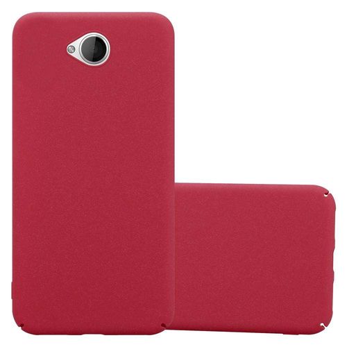 Cadorabo Housse Compatible Avec Nokia Lumia 650 En Frosty Rouge - Hard Case Étui De Protection À L'aspect Givré Contre Les Rayures Et Les Chocs