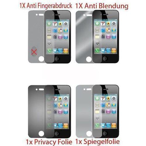 Cadorabo Films De Protection D'écran Compatibles Avec Sony Xperia Sp Dans Haut Clair - 4 Films (1x Privacy - 1x Miroir - 1x Mat - 1x Anti-Traces De Doigts)