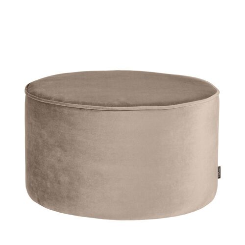 Made by Woood - SARA - Pouf rond velours S - Beige