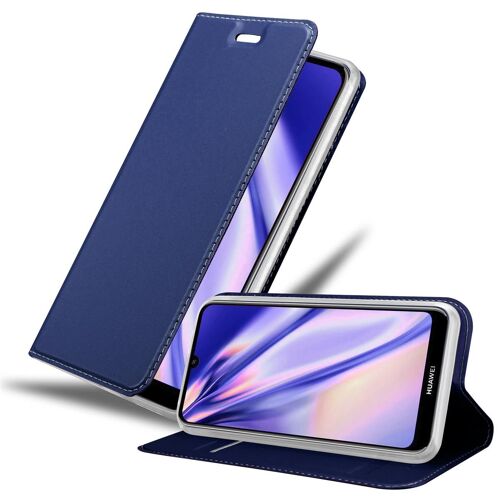 Cadorabo Housse Compatible Avec Huawei Y6s En Classy Bleu Foncé - Étui De Protection Avec Fermeture Magnétique, Fonction De Support Et Compartiment Pour Carte