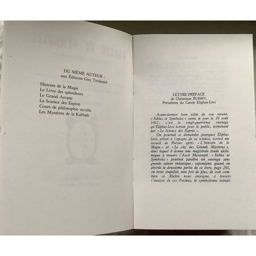 Fables Et Symboles Avec Leur Explication Par Éliphas Lévi
